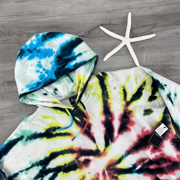 🔆VOLCOM🔆TIE DYE HOODIE SWEATSHIRT - Picture 3 of 11